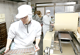 ゼリー製造中の写真