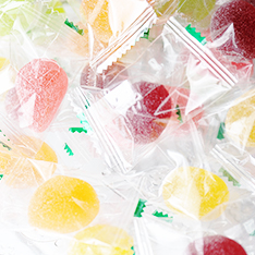 包装したゼリー